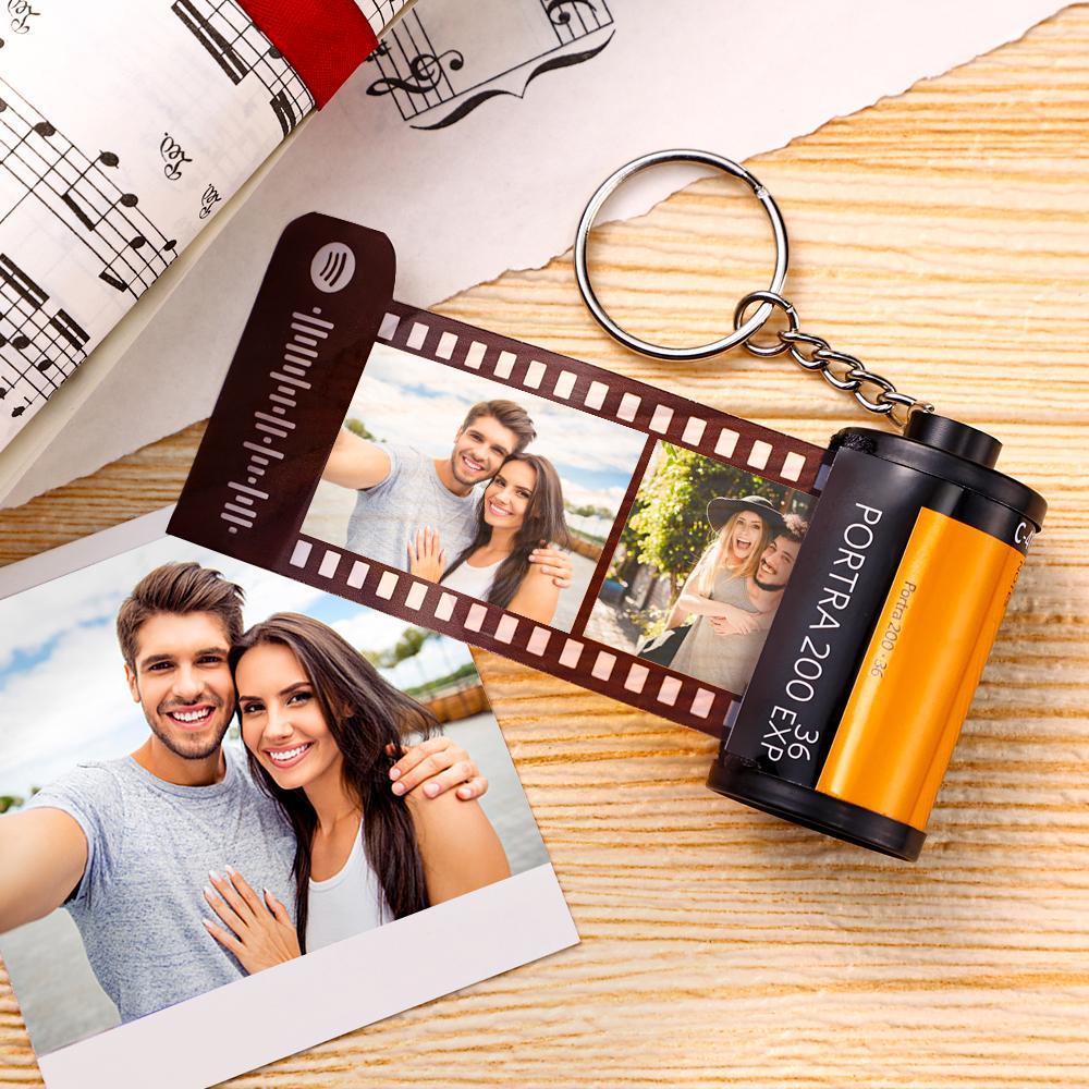 Mini Camera Keychain and Your Own Personalized Photo. Camera