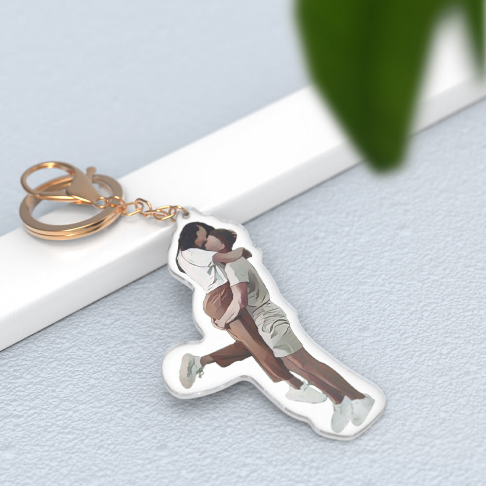 Custom Illustration Keyring Personalised Pet Key Rings