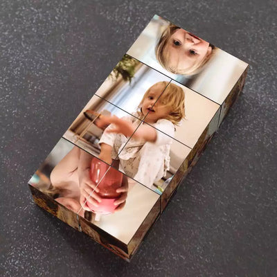 Custom Magic Folding Photo Rubic's Cube Gifts For Kids