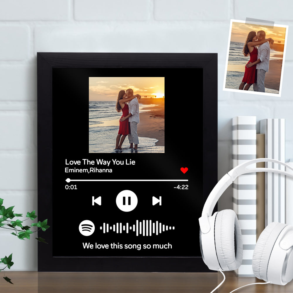 Personalised Spotify Frame Gift for Mother - Custom Spotify Code Music Frame (7