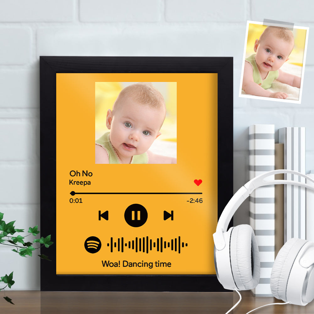 Gift for Wedding Custom Spotify Picture Frame Spotify Code Music Frame (7