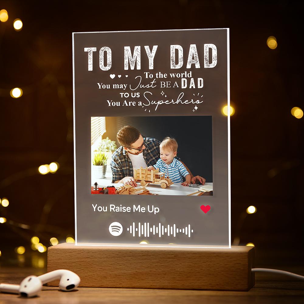Personalised Spotify Led Lamp Night Light To My Mum Gifts for Mother