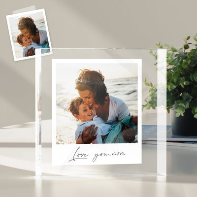 Custom Photo Plaque Personalised Acrylic Photo Block Custom Acrylic Photo Print Gifts for Mum