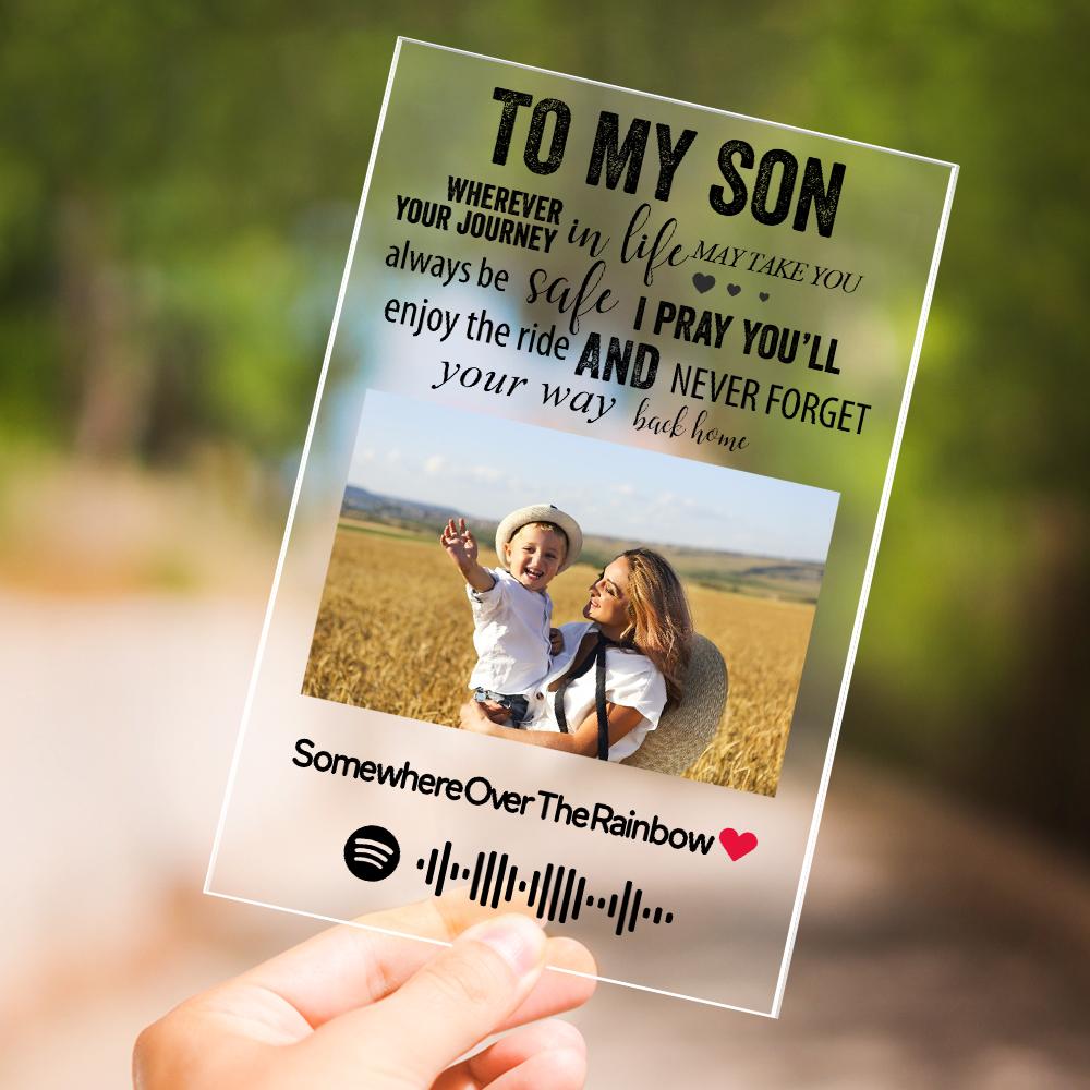 Personalised Custom Spotify Song Plaque To My Ace Buddy Personalised Best Friends Ever Gifts for Him