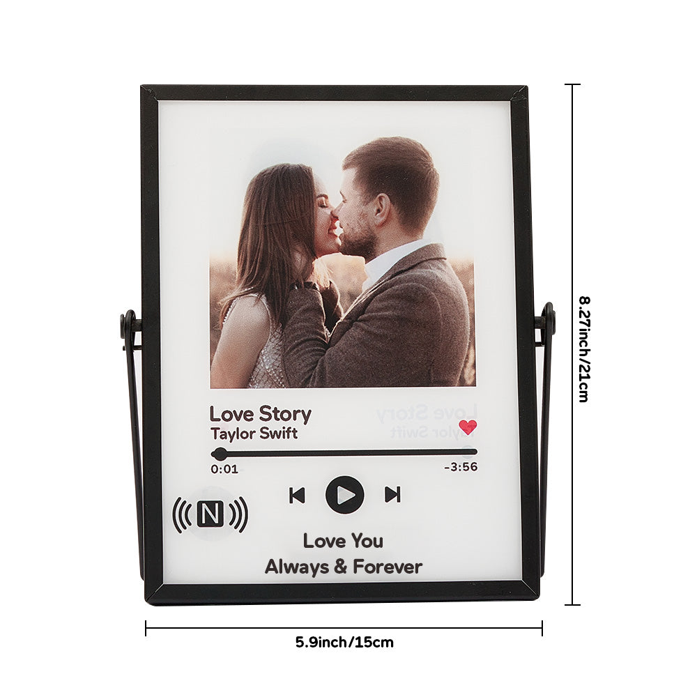 Custom Spotify Music Plaque Tap to Play NFC Tag Plaque Unique Gift for Lover