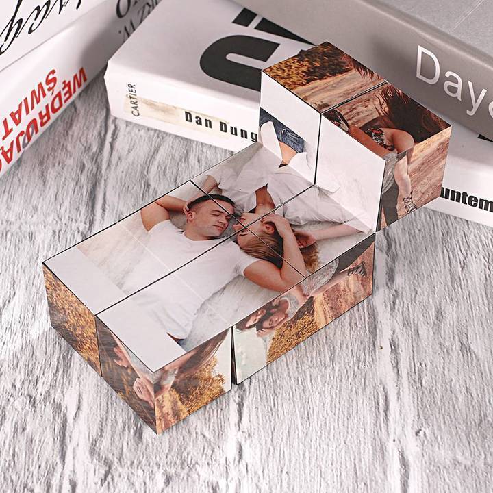 Boy's Love Custom Folding Photo Rubic's Cube Love is Love