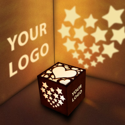Retirement Gift Business Partner Gift Personalised Engraved Lantern Box Custom Projection Light