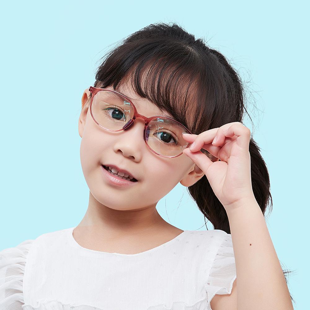 Lively - (Age 5-13)Children Non-slip Blue Light Blocking Glasses-Transparent Light Green