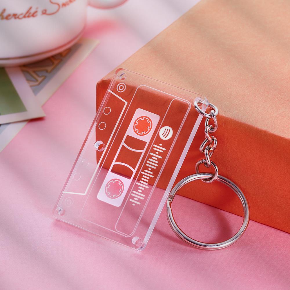 Custom Spotify Code Music Song Keychain Scannable Gifts