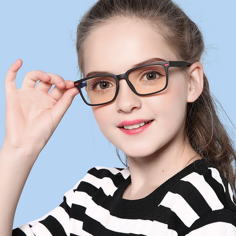 Angle - (Age 7-12)Children Blue Light Blocking Computer Reading Gaming Glasses