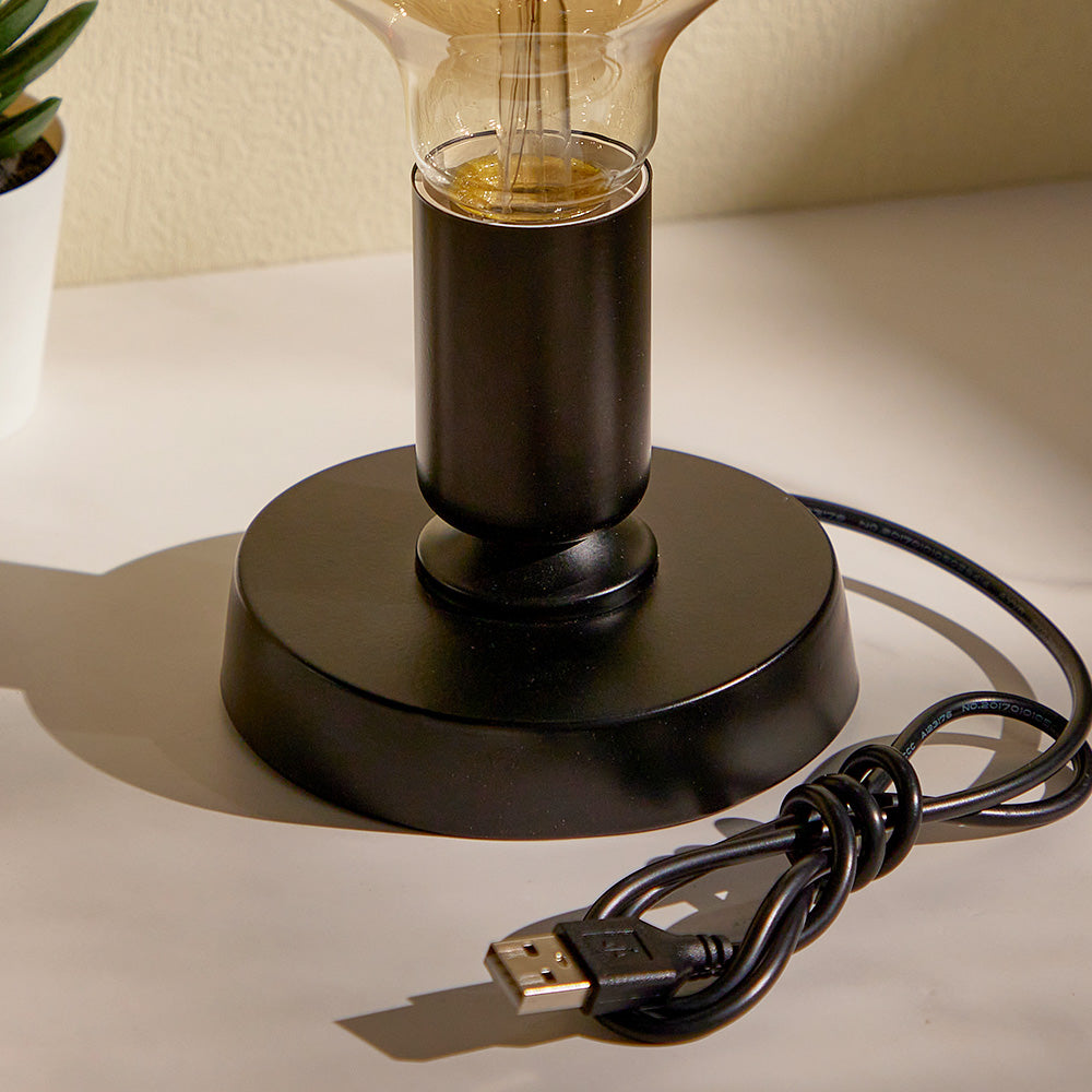 Black Hot Selling USB Lamp Holder