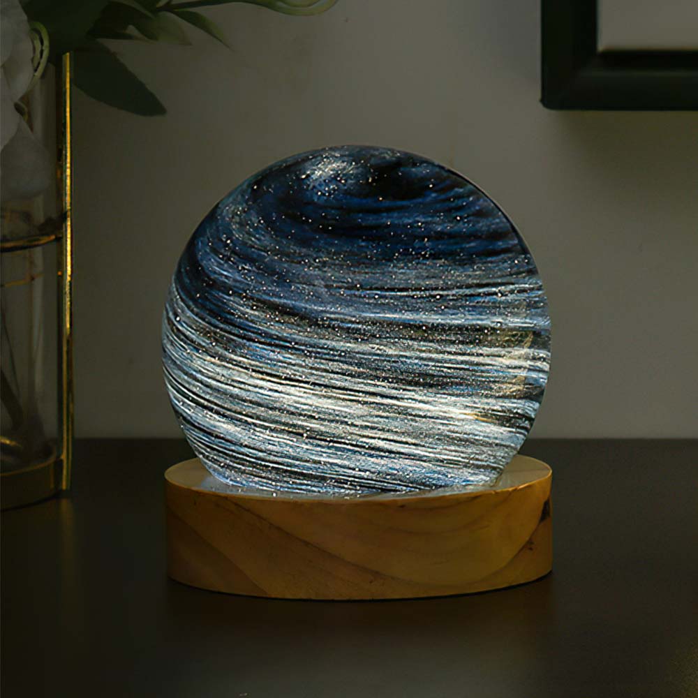Planet Lamp Fantasy Rainbow Planet Table Lampshade Creative Romantic Sunset Couple Morning and Evening Night