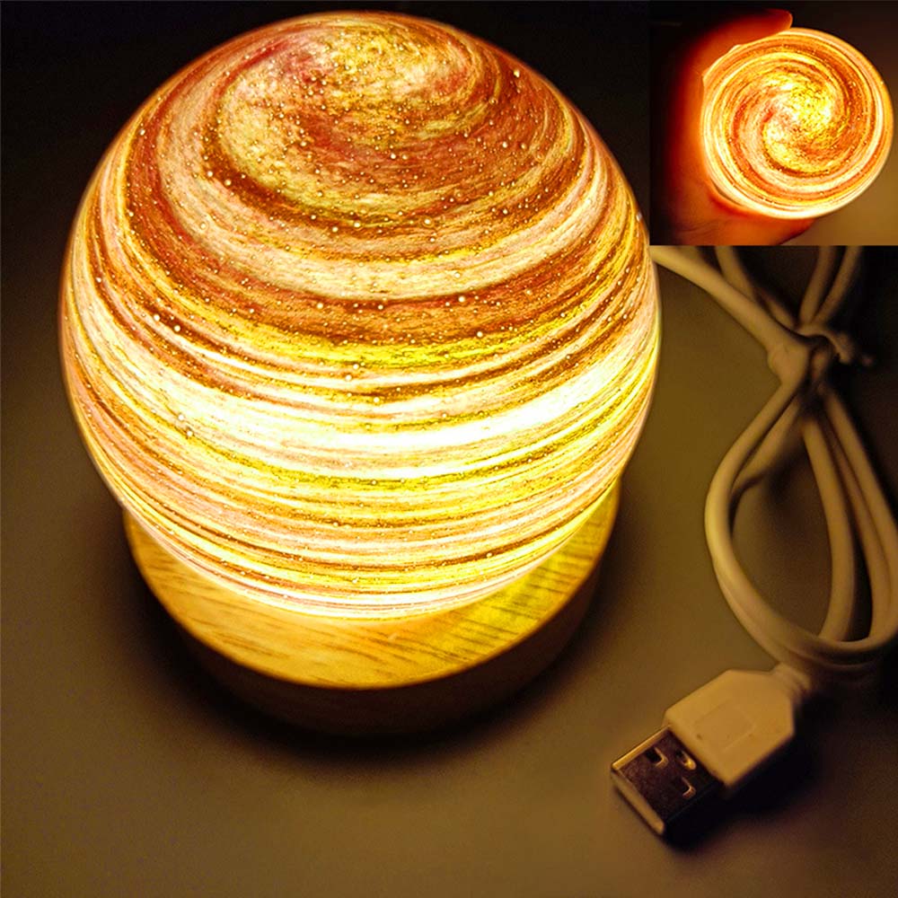 Planet Lamp Fantasy Rainbow Planet Table Lampshade Creative Romantic Sunset Couple Morning and Evening Night