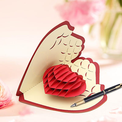 Valentine's Day Hold It In The Palm of Your Hand 3D Pop Up Greeting Card