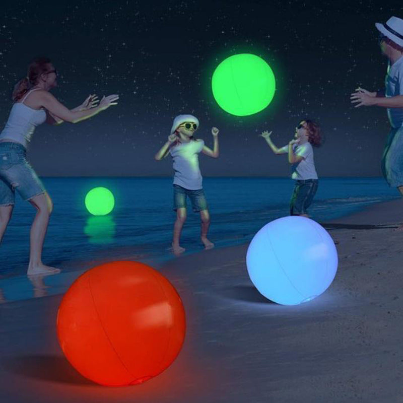 LED Remote Control Colorful Glowing Ball Outdoor Waterproof Decorative Light