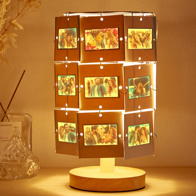 Custom Photo Night Light Personalized Engravable Vintage Film Lamp Family Gift - photomoonlampuk