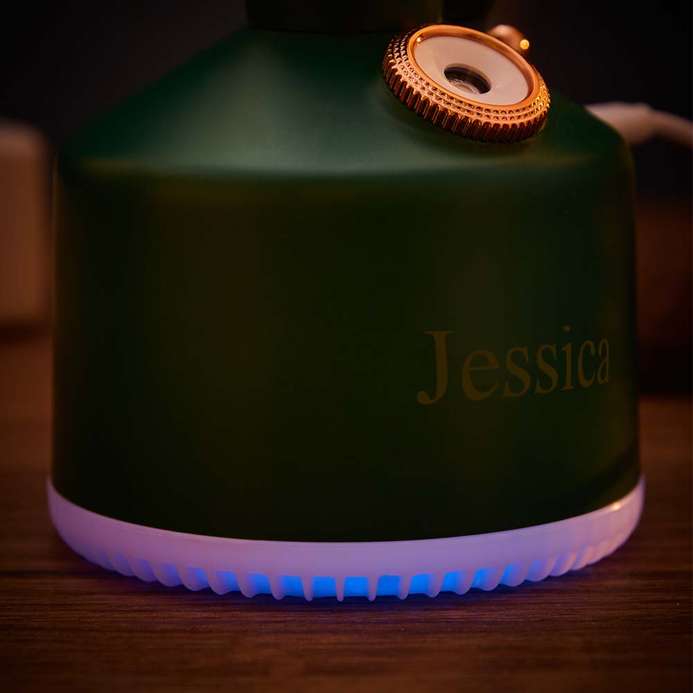 Custom Engraved Night Light Lamp Cool Mist Humidifier for Bedroom
