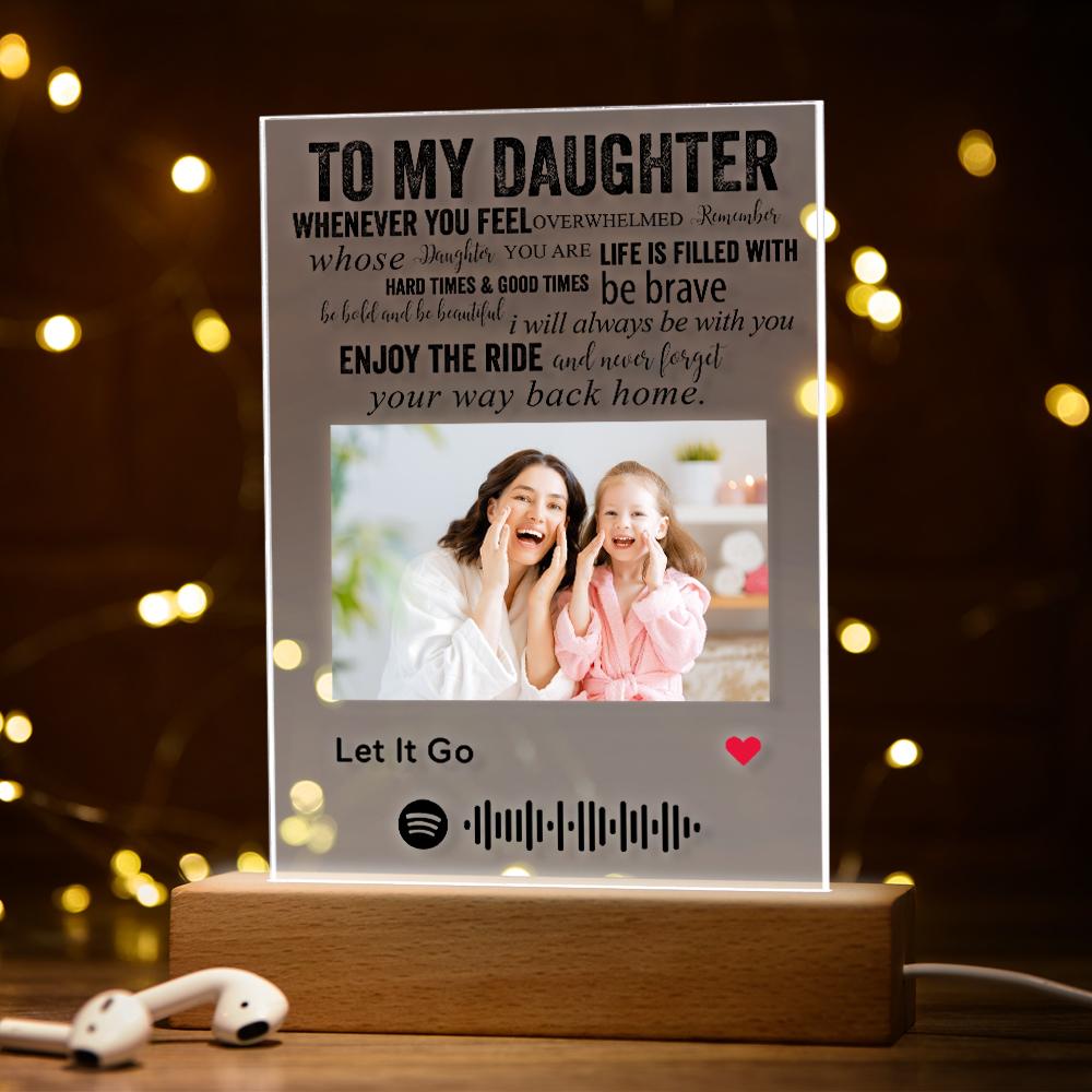 Personalised Spotify Led Lamp Night Light To My Mum Gifts for Mother