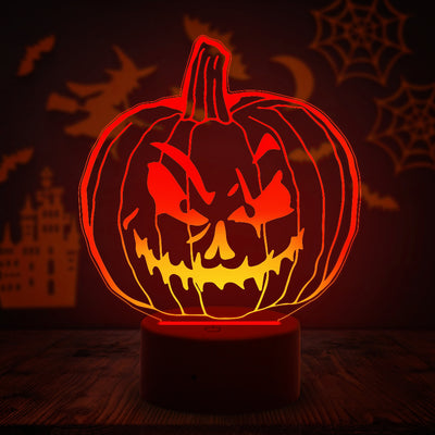 Halloween Jack-o-lantern Pumpkin LED Nightlight Gift for Him Gift for Her Bedroom Decor Children's Lights Kids Bedrooms