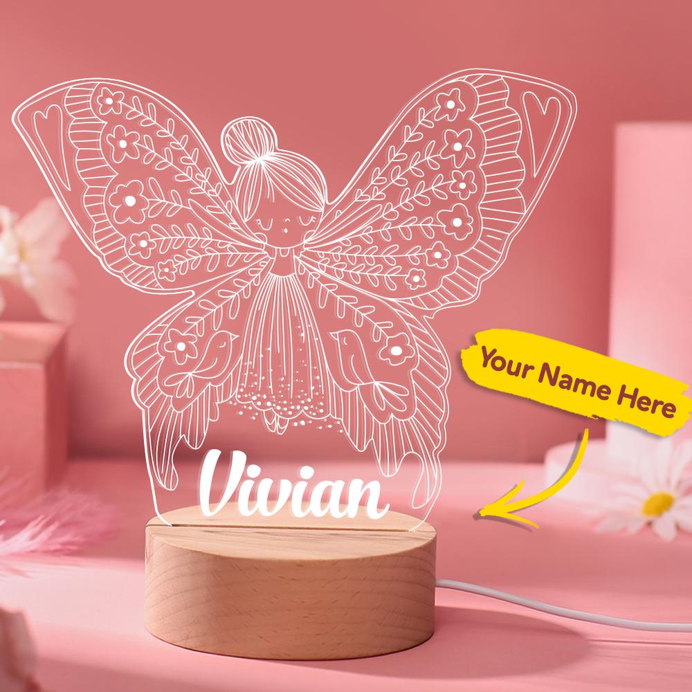 Custom Lamp Led Lights for Kids Birthday Gift for Girl Lovely Bedroom Decor