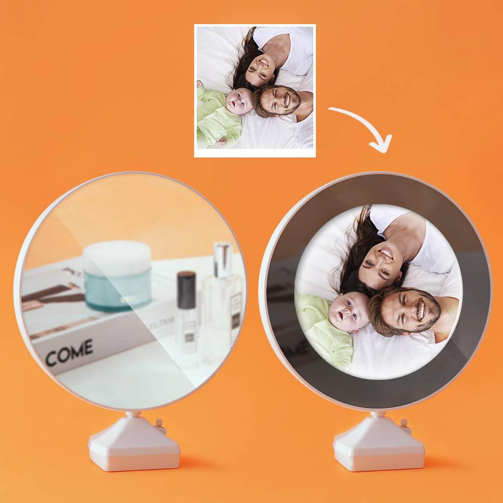Custom Photo Magic Mirror and Night Light-For Family